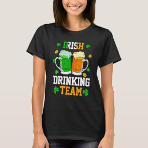 Camiseta Ireland Beer Irish Bebendo Team Shamrock Rua Patri