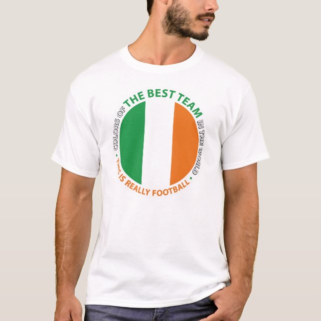 Camiseta Ireland Irlanda Art Shield (Frente)
