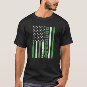 Camiseta Ireland Motocross Sport EUA Flag Shamrock Rua Patr