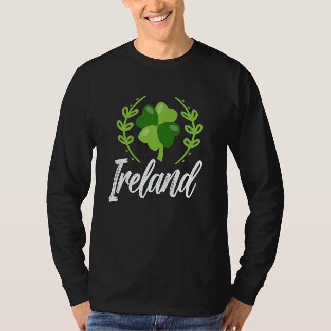 Camiseta Ireland Shamrock Gaelic Leprechaun Irish St Patric (Frente)