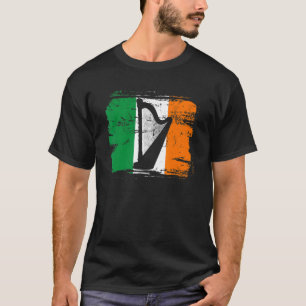 Camiseta Ireland Trad Music Harp Irish Flag Harpist Irelan