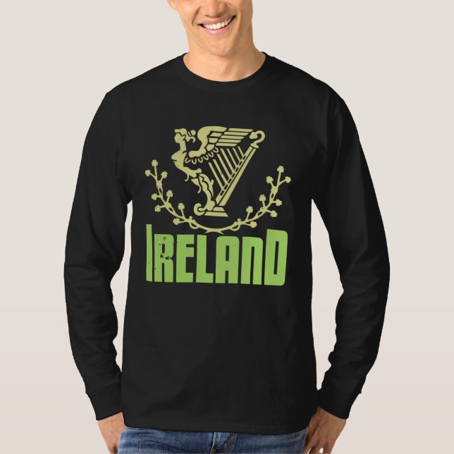 Camiseta Ireland USA America Irish Gaelic American (Frente)