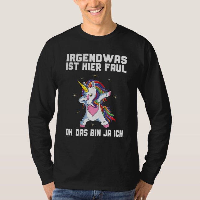 Camiseta Irgendwas Ist Hier Lal Das Caixa Ja Ich Kinder Un (Frente)