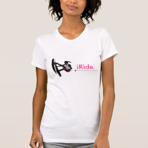 Camiseta iRide. A edição das mulheres