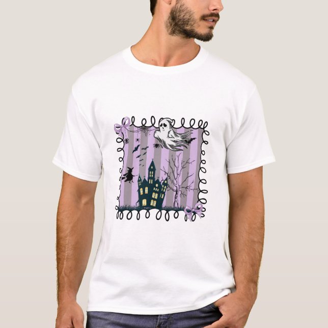 Camiseta Iridescent Coquette Halloween (Frente)