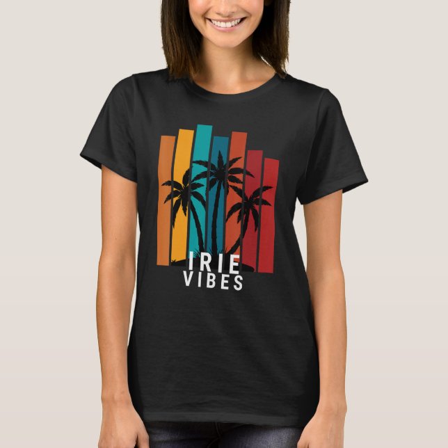 Camiseta Irie Vibes Island Tropical Outfit (Frente)