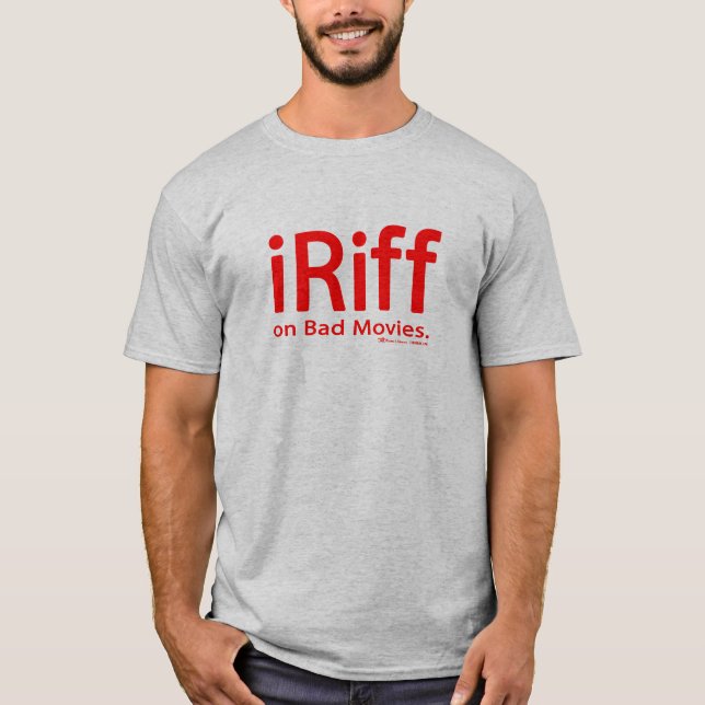 Camiseta iRiff (em filmes maus) (Frente)