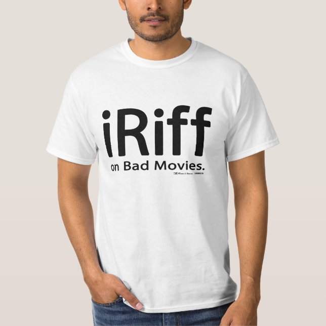 Camiseta iRiff (em filmes maus) (Frente)