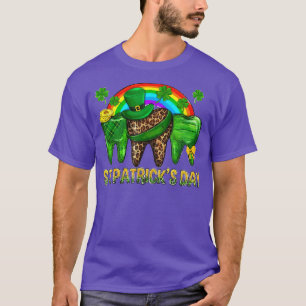 Camiseta Íris dos dentes do Assistente dentário de Dia de S