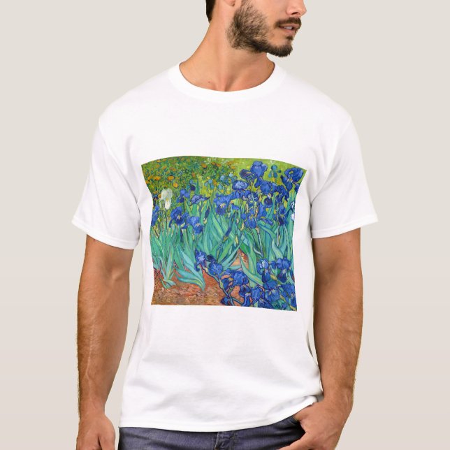 Camiseta Irises, Vincent van Gogh (Frente)