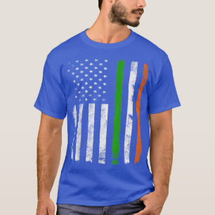 Camiseta Irish American Flag Ireland