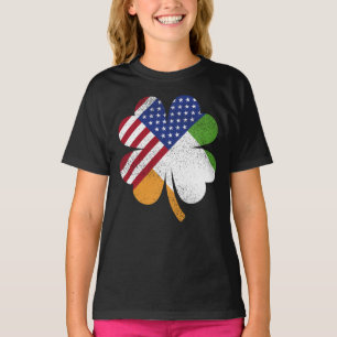 Camiseta Irish American Flag Ireland