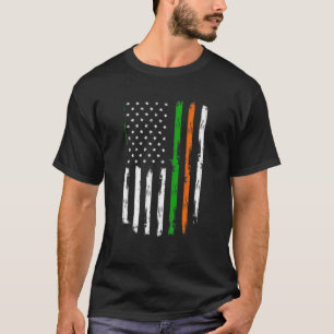 Camiseta Irish American Flag Ireland Flag Dia de São Patr