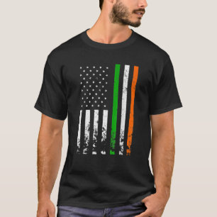 Camiseta Irish American Flag Ireland Flag DIA DE SÃO PATR