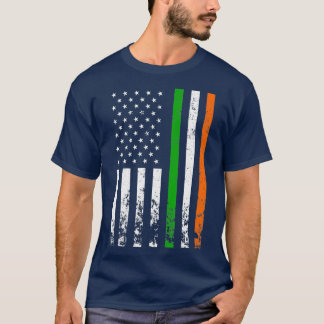 Camiseta Irish American Flag Ireland Flag DIA DE SÃO PATRÍC