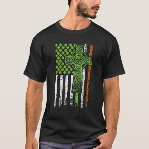 Camiseta Irish American Flag Ireland Flag Dia de São Patríc
