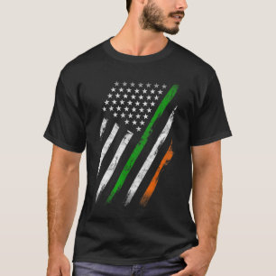 Camiseta Irish American Flag Ireland Flag Lucky Rua Patrick