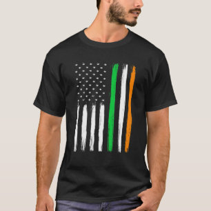 Camiseta Irish American Flag Ireland Flag Vintage RUAS PATR