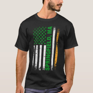 Camiseta Irish American Flag Springfield, MÃES