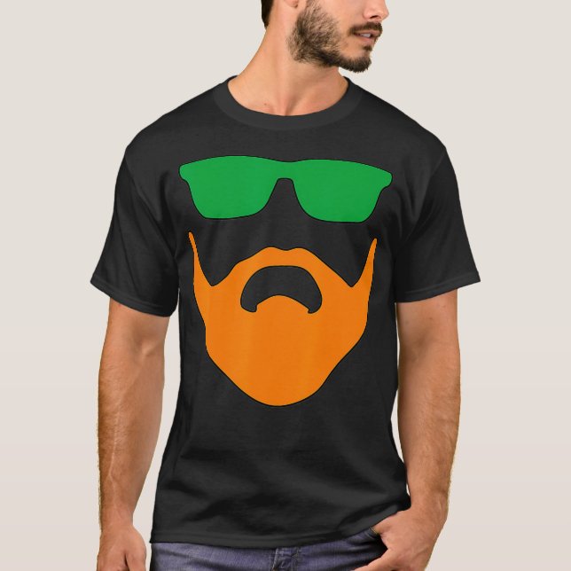 Camiseta Irish Beard Ireland Pattys Ginger Redhead Celti (Frente)