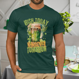Camiseta Irish Beer Clover Grunge Rua Engraçada Patrick Day