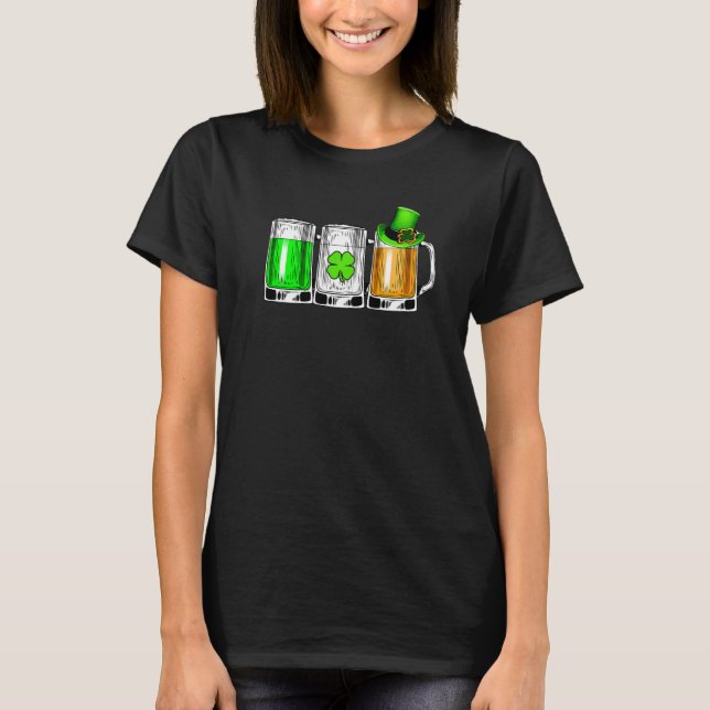 Camiseta Irish Beer Love Ireland Flag Men W (Frente)