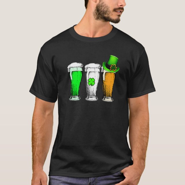 Camiseta Irish Beer Love Ireland Flag Men W (Frente)