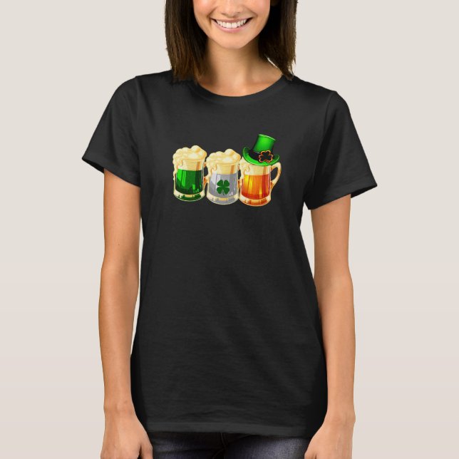 Camiseta Irish Beer Love Ireland Flag Men W (Frente)