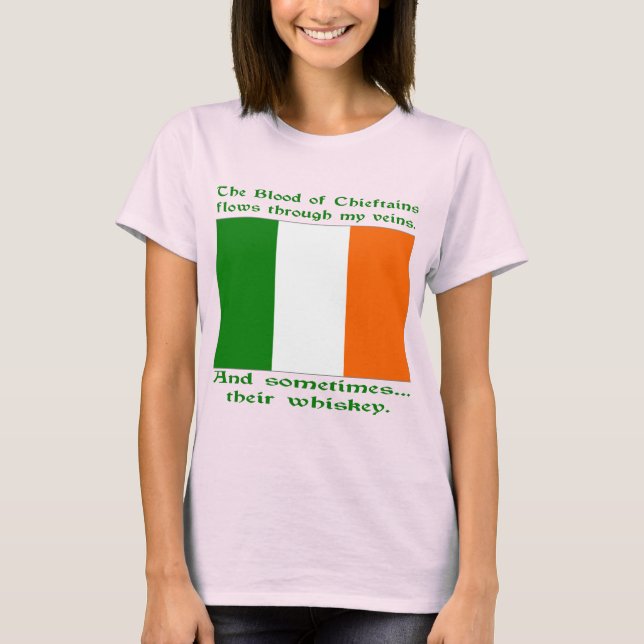 Camiseta Irish Blood e Whiskey (Frente)