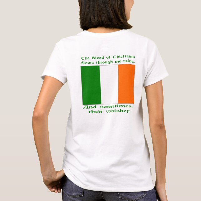 Camiseta Irish Blood e Whiskey (Verso)