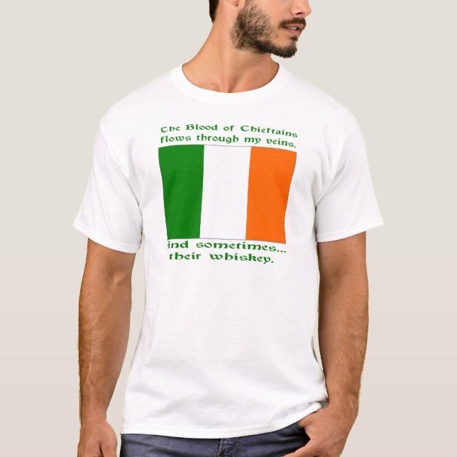 Camiseta Irish Blood e Whiskey (Frente)