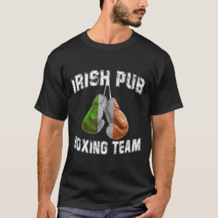 Camiseta Irish Boxing Funny Ireland Flag - Irish Pub