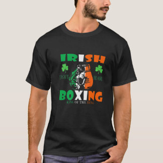 Camiseta Irish Boxing Ireland Flag Shamrock Irish Boxing Ru