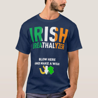 Camiseta Irish Breathalyzer Blow Here Rua