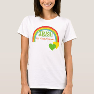 Camiseta Irish By Association Rainbow Heart