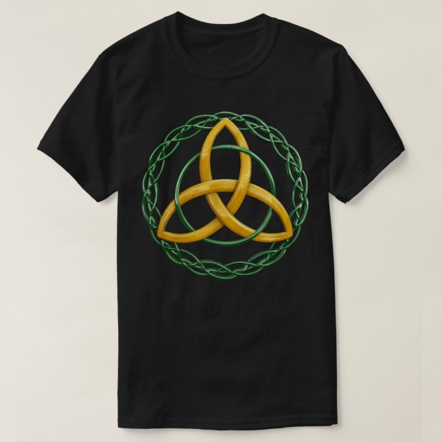 Camiseta Irish Celtic Trinity Knot  (Frente do Design)