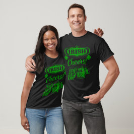 Camiseta Irish Cheers Green Beer Dia de São Patrício, ZFJ