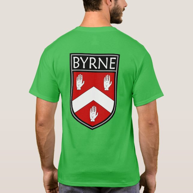 Camiseta Irish Clan Crest - Byrne T-Shirt (Verso)