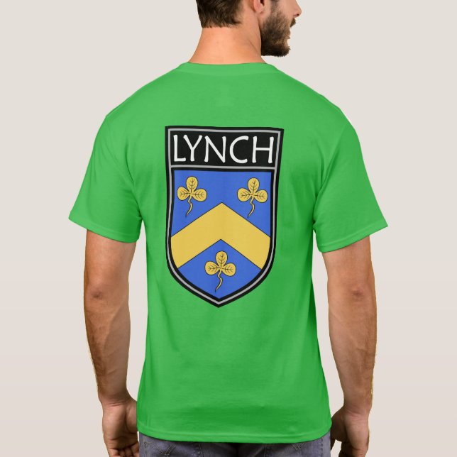 Camiseta Irish Clan Crest - Lynch (Verso)
