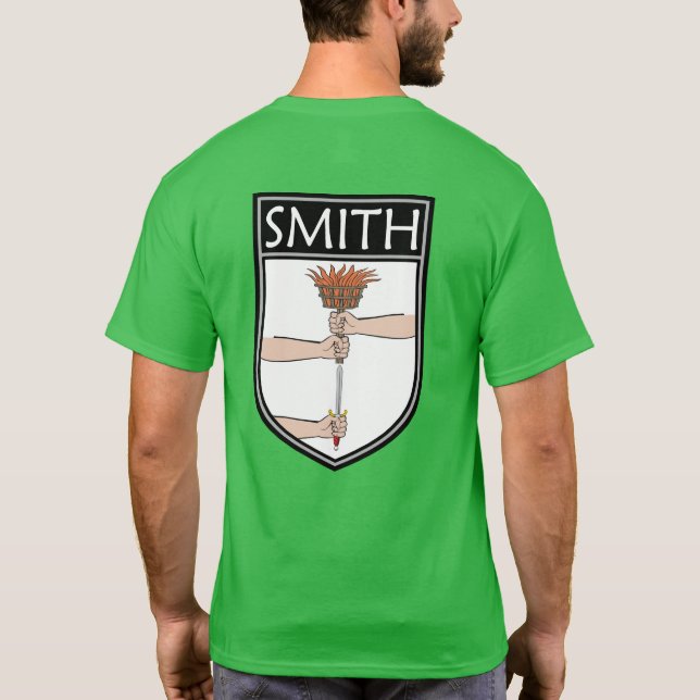 Camiseta Irish Clan Crest - Smith (Verso)
