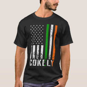 Camiseta Irish COKELY Family American Flag Irlanda