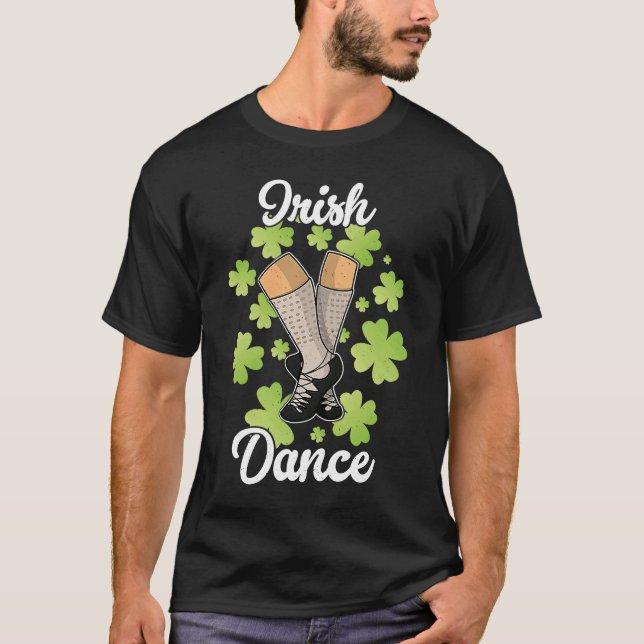 Camiseta Irish Dance Dancer Ireland Calçado 19 de Patrick (Frente)