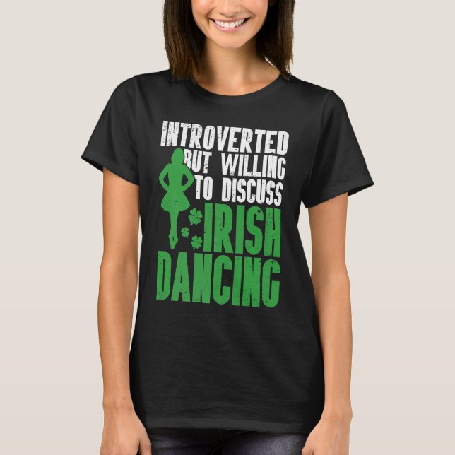 Camiseta Irish Dance Reel Girl Irish Step D (Frente)