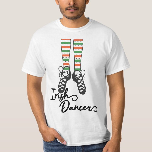 Camiseta Irish Dance Socks Shoes for Girls in St. Patrick's (Frente)
