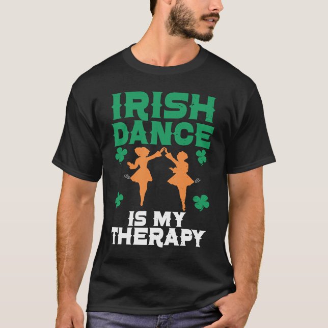 Camiseta Irish Dance St Patricks Day Reel Girl Irish Step D (Frente)