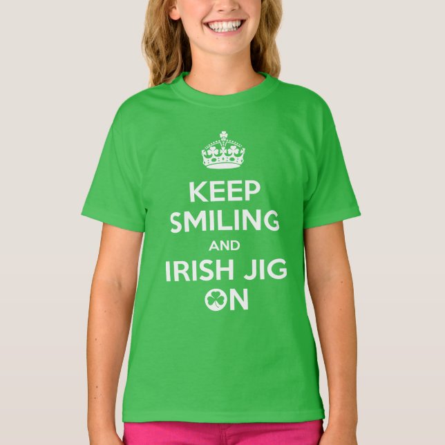Camiseta Irish Dancing, Irish Dancer's, Jig On (Frente)