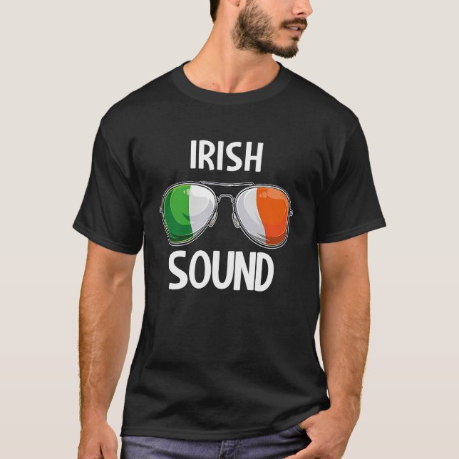Camiseta Irish Dia de São Patrício Party Irish Sound (Frente)