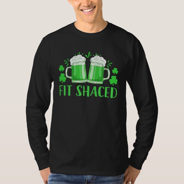 Camiseta Irish Drinking Team Men St Paddys day Fit Shaced W (Frente)