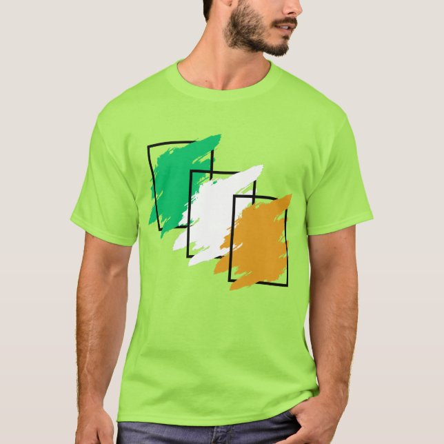 Camiseta Irish Flag Design (Frente)