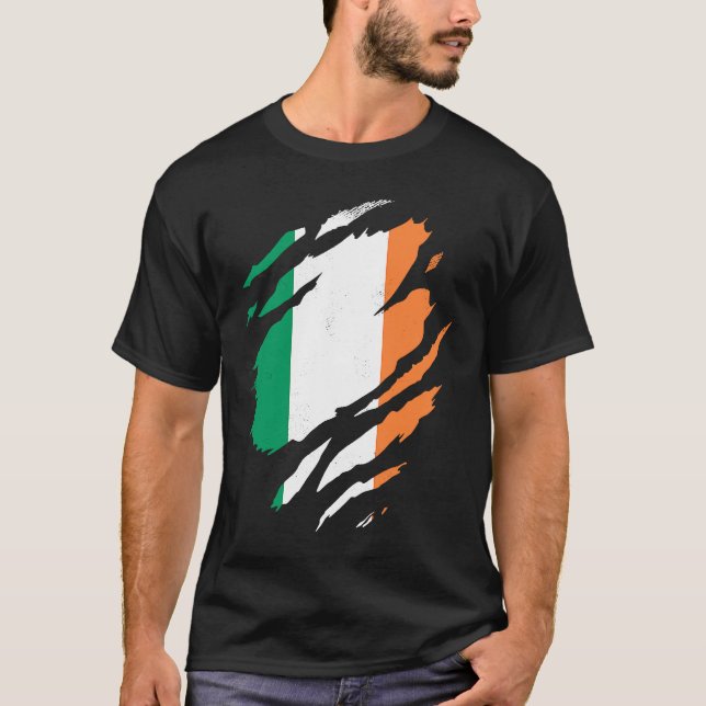 Camiseta Irish Flag Éire Paddy Irishulhhhhhhhhhhhhhhhhhhhhh (Frente)